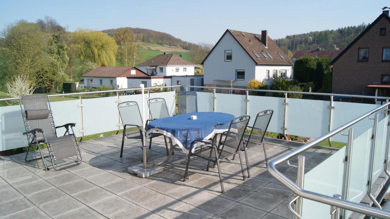 Komplette Wohnung Im Schoenen Weserbergland / Heyen Luaran gambar